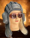 CAPACETE ORIGINAL DE TANQUE DE GUERRA RUSSO — SEGUNDA GUERRA MUNDIAL