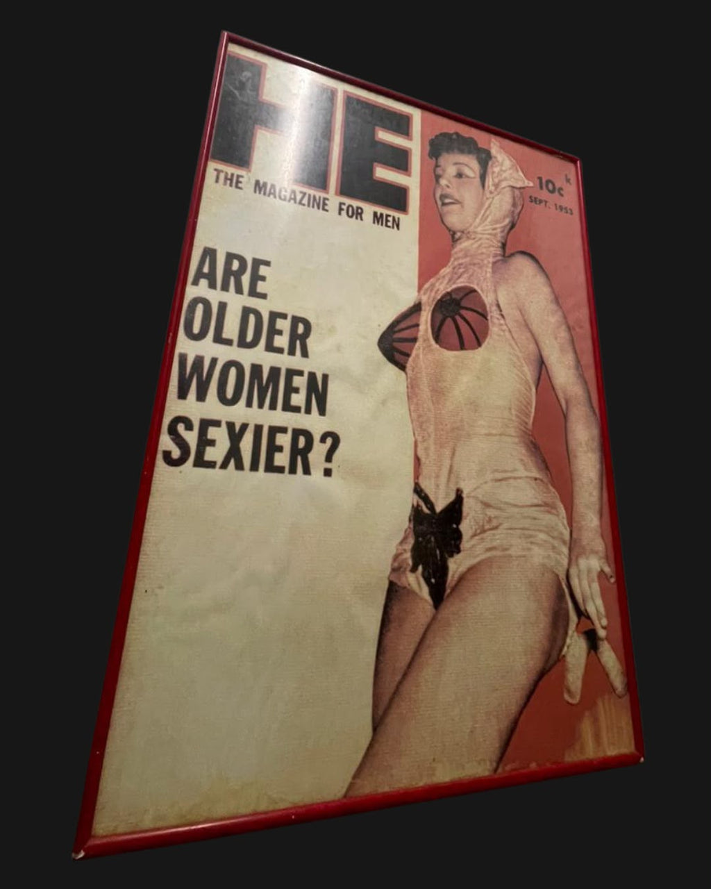 Pôster original da revista HE MAGAZINE FOR MEN — 1953