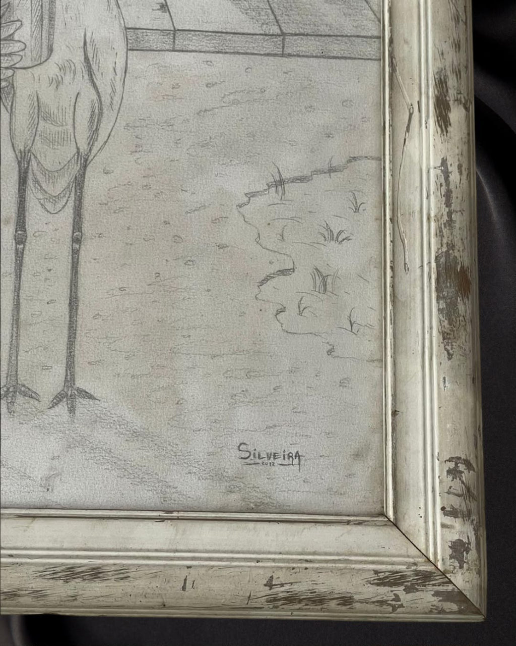 Desenho original da obra "Pipoca" criado pelo artista Rafael Silveira