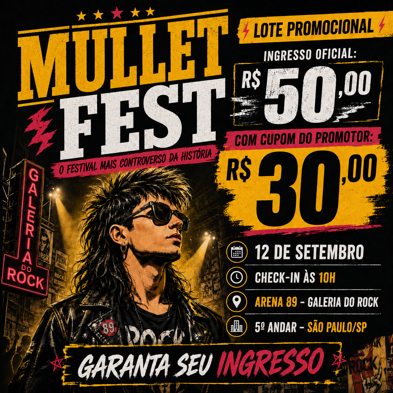 Ingresso Mullet Fest – Lote Promocional