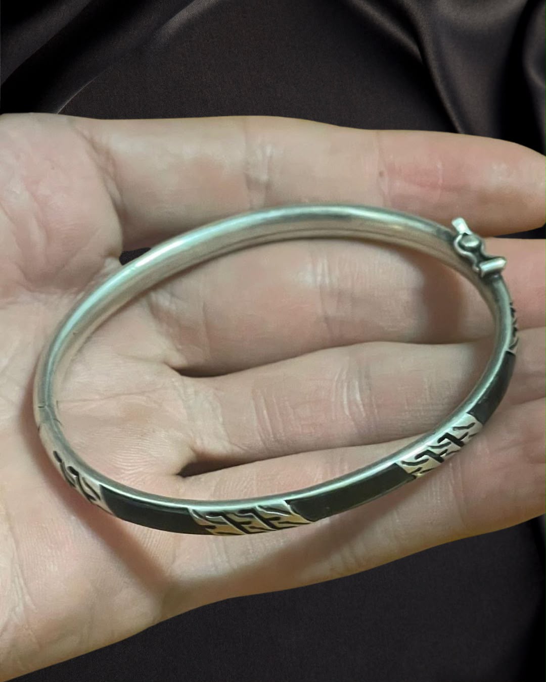Pulseira de prata mexicana 925
